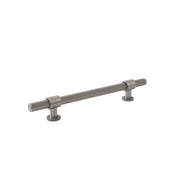 Momo Belgravia Knurled 160mm Solid Brass Bar Pull Dull Brushed Nickel