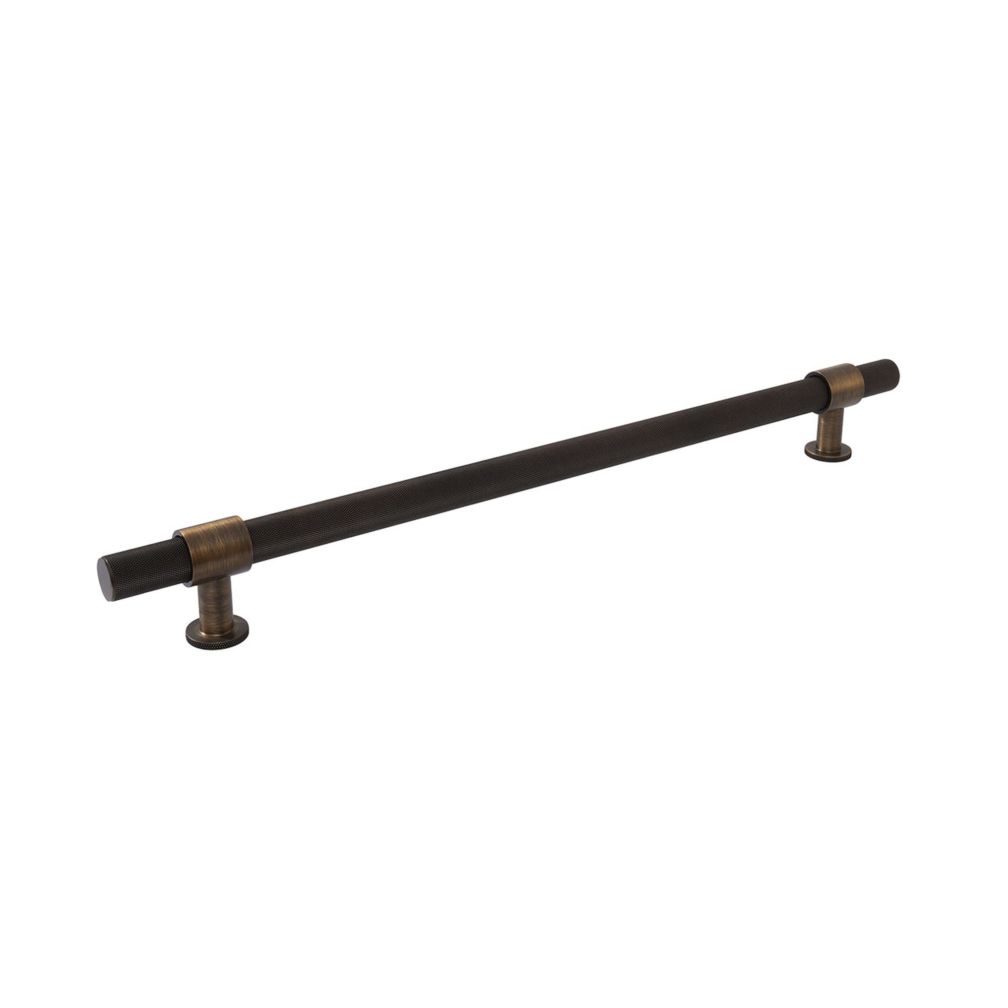 Momo Belgravia Knurled 320mm Solid Brass Bar Pull Bronze