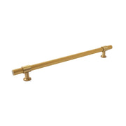 Momo Belgravia Knurled 320mm Solid Brass Bar Pull Brushed Satin Brass