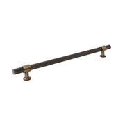 Momo Belgravia Knurled 320mm Solid Brass Bar Pull Dark Brushed Brass