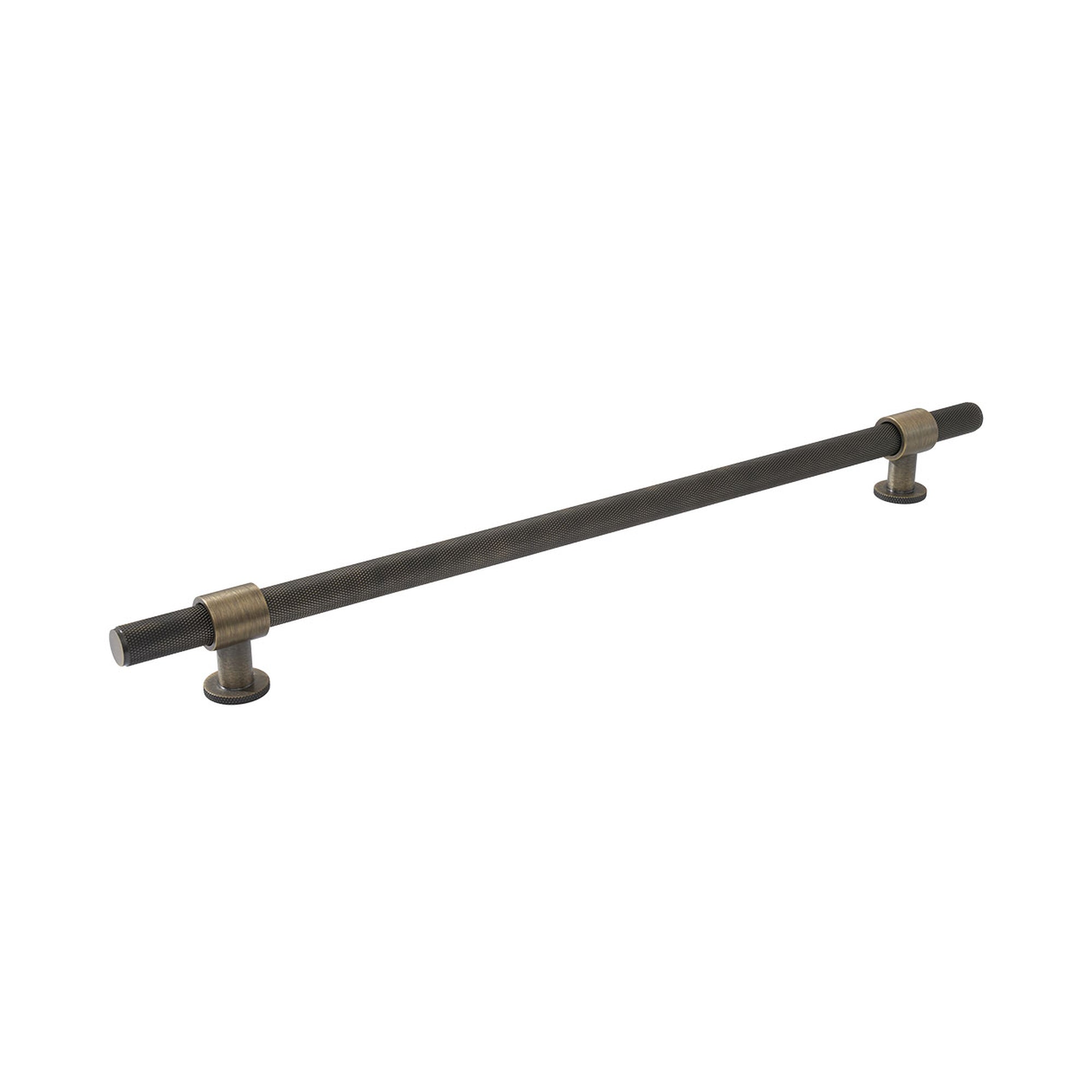 Momo Belgravia Knurled 416mm Solid Brass Appliance Pull Dark Brushed Brass