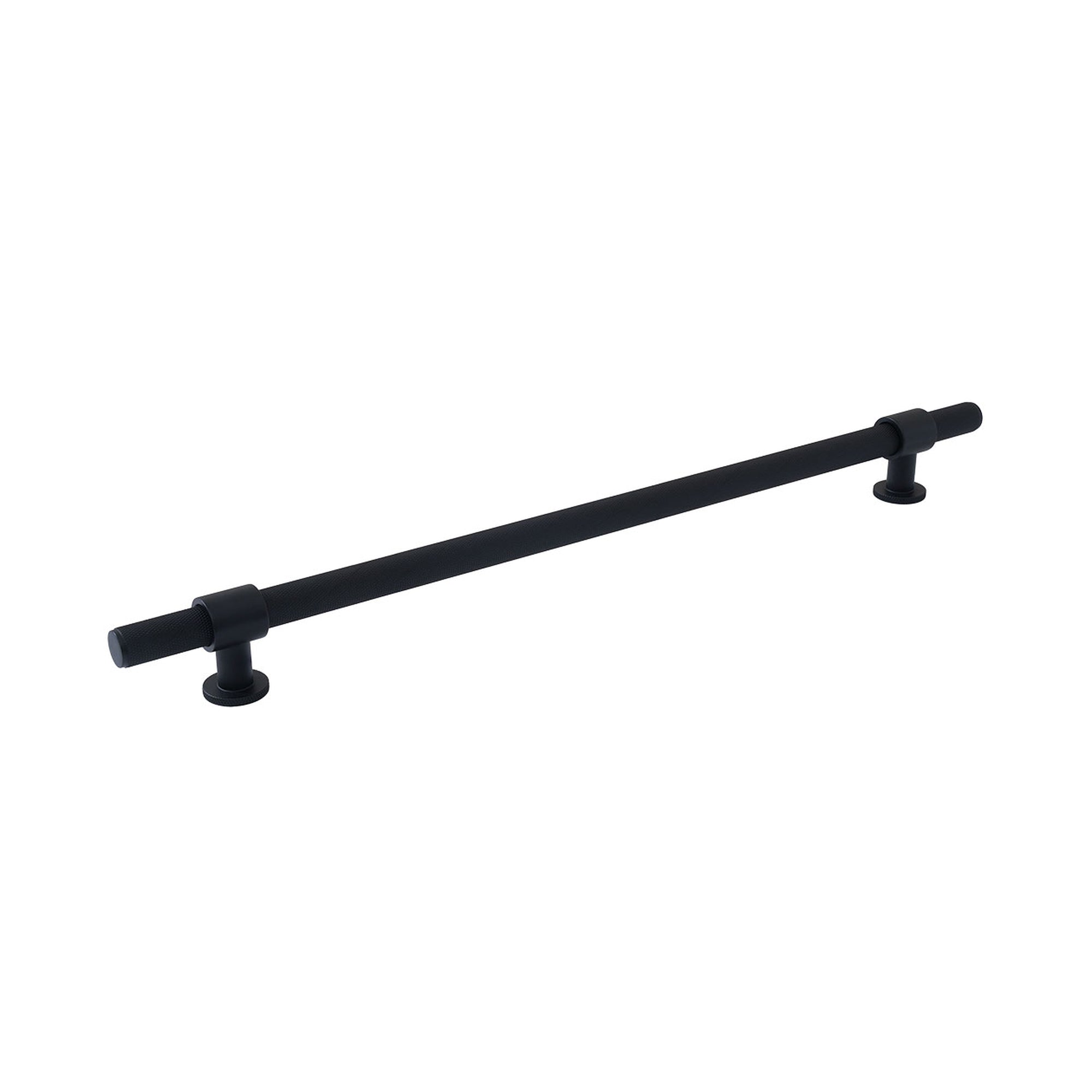 Momo Belgravia Knurled 416mm Solid Brass Appliance Pull Matt Black