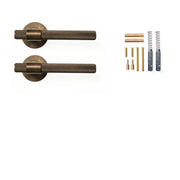 Momo Belgravia Knurled Lever Handle Set Bronze