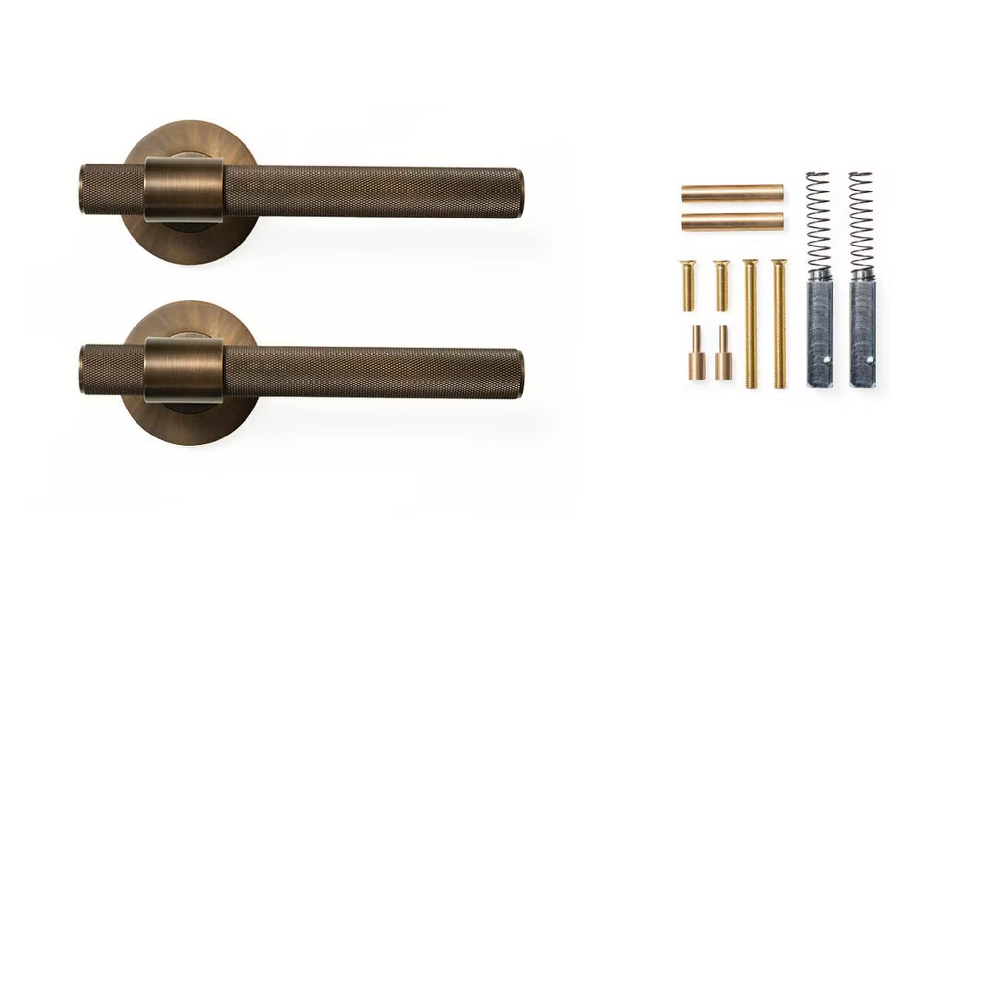 Momo Belgravia Knurled Lever Handle Set Bronze