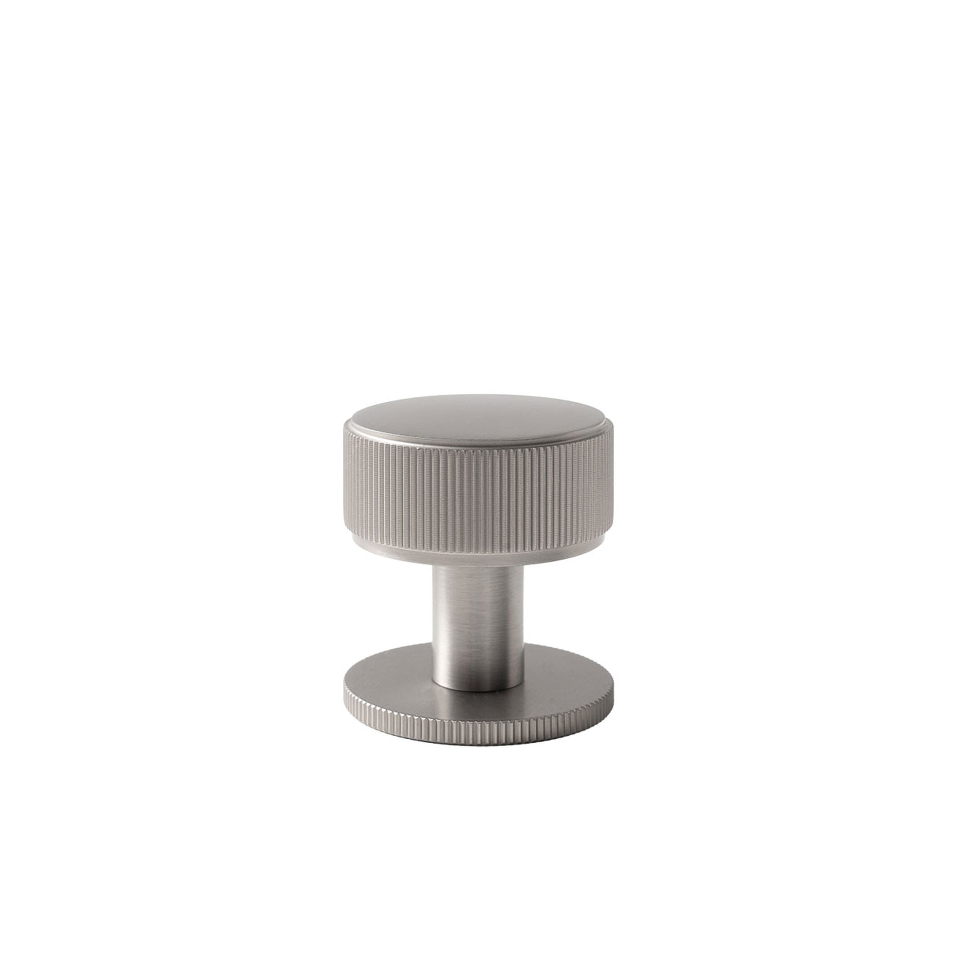 Momo Belgravia Lined 35mm Solid Brass Round Knob Dull Brushed Nickel