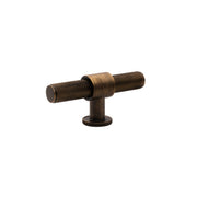 Momo Belgravia Lined 82mm Solid Brass T Knob Bronze