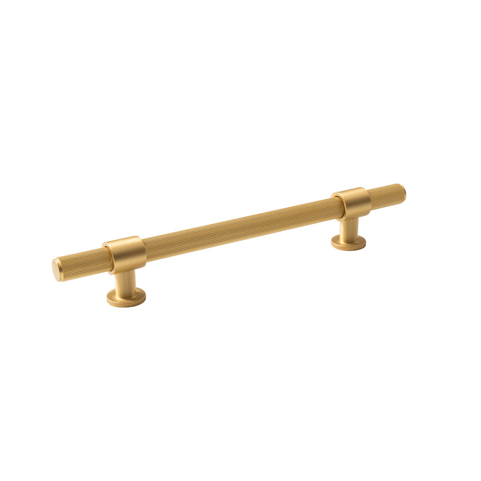 Momo Belgravia Lined 160mm Solid Brass Bar Pull Brushed Satin Brass