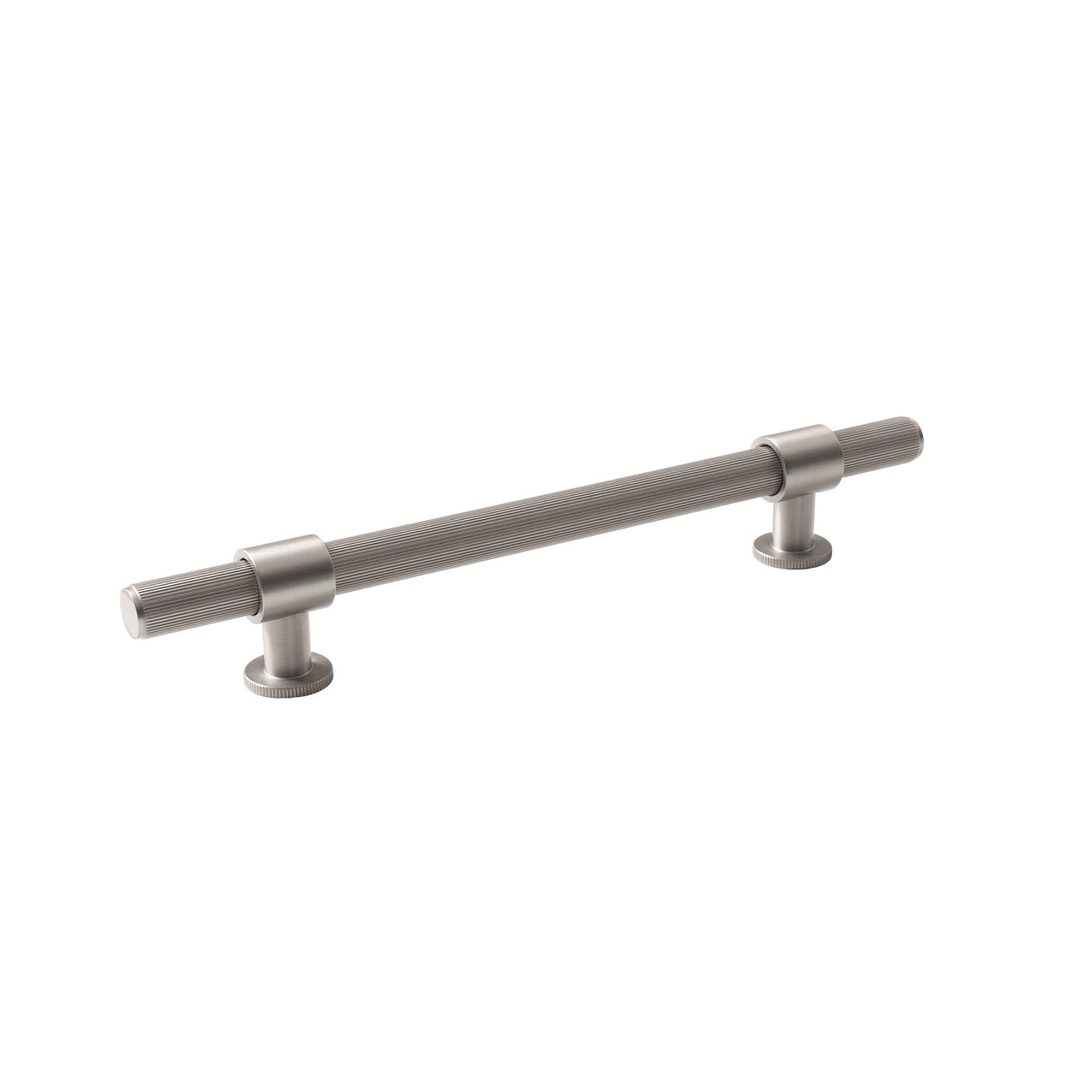 Momo Belgravia Lined 160mm Solid Brass Bar Pull Dull Brushed Nickel