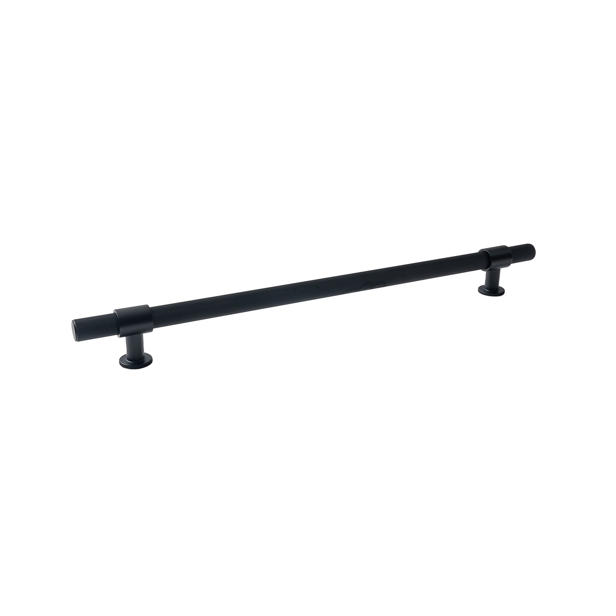 Momo Belgravia Lined Door Pull with Back to Back Fixing 416mm Matt Black