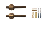 Momo Belgravia Lined Lever Handle Set Bronze