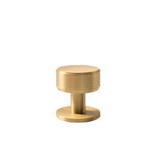 Momo Belgravia Plain 35mm Solid Brass Round Knob Brushed Satin Brass