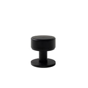 Momo Belgravia Plain 35mm Solid Brass Round Knob Matt Black