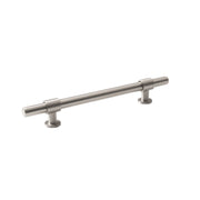 Momo Belgravia Plain 160mm Solid Brass Bar Pull Dull Brushed Nickel
