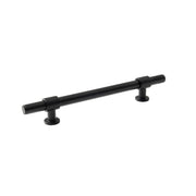Momo Belgravia Plain 160mm Solid Brass Bar Pull Matt Black