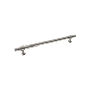 Momo Belgravia Plain Door Pull with Back to Back Fixing 416mm Dull Brushed Nickel