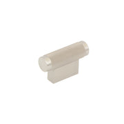 Brighton 50mm Solid Brass Knurled T Knob Dull Brushed Nickel