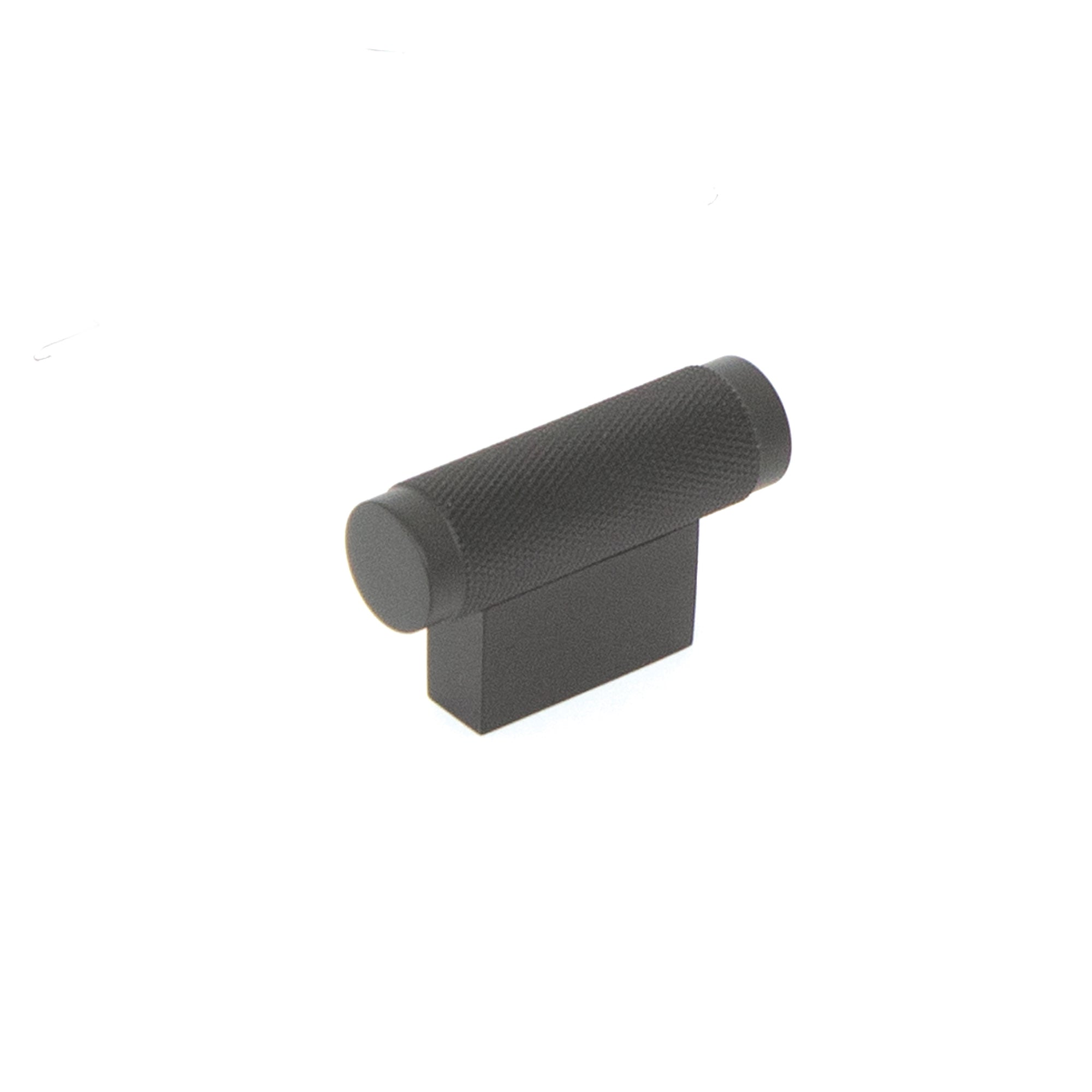 Brighton 50mm Solid Brass Knurled T Knob Matt Black