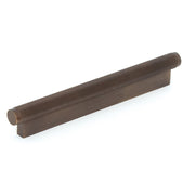 Brighton 160mm Solid Brass Knurled Pull Handle Bronze