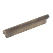 Brighton 160mm Solid Brass Knurled Pull Handle Dark Brushed Brass