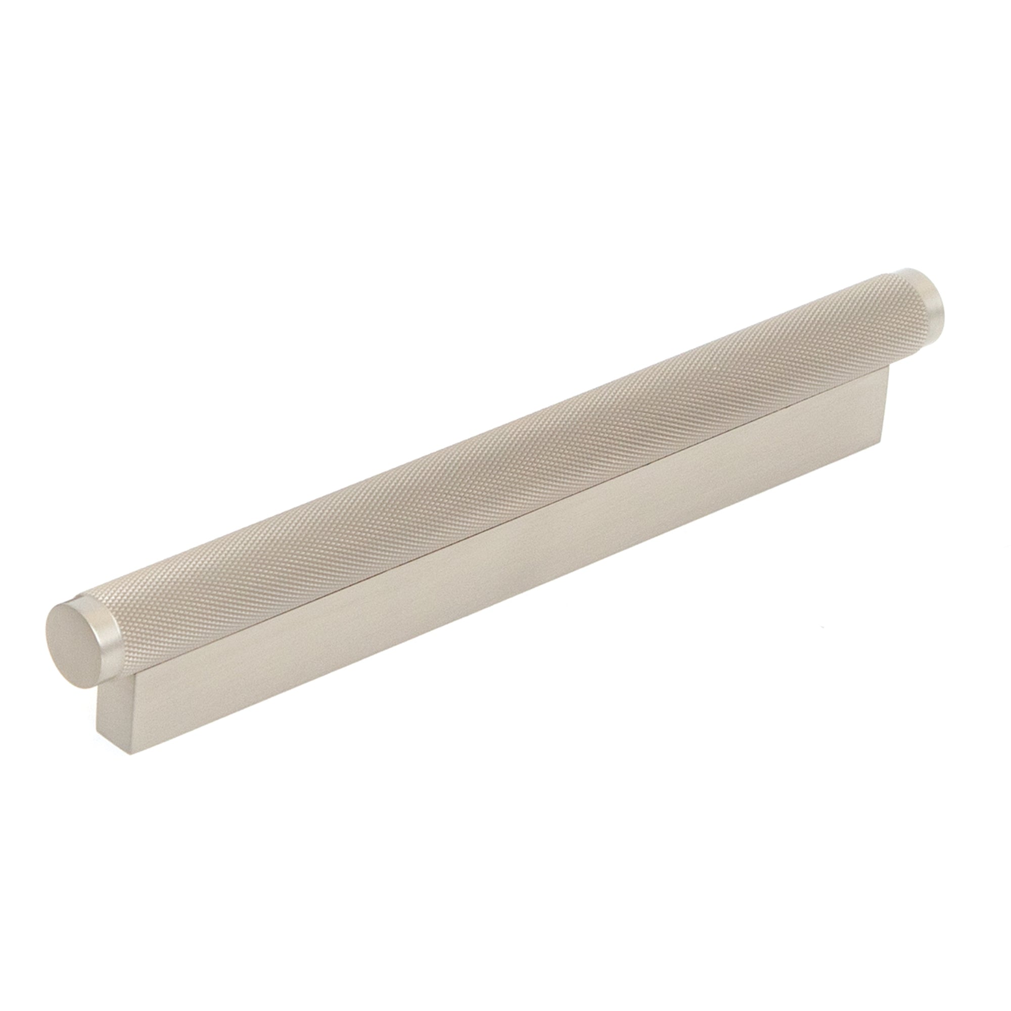 Brighton 160mm Solid Brass Knurled Pull Handle Dull Brushed Nickel