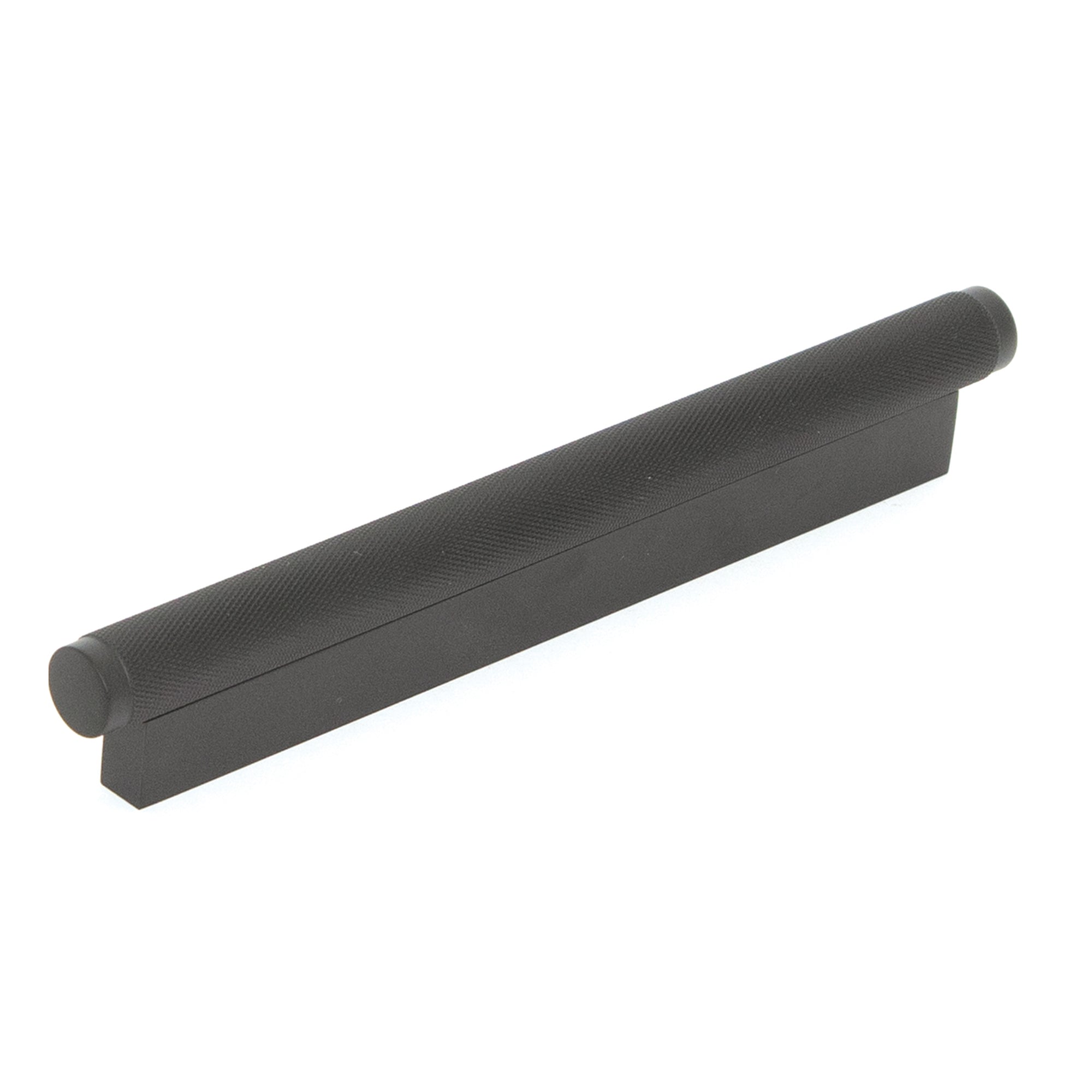 Brighton 160mm Solid Brass Knurled Pull Handle Matt Black