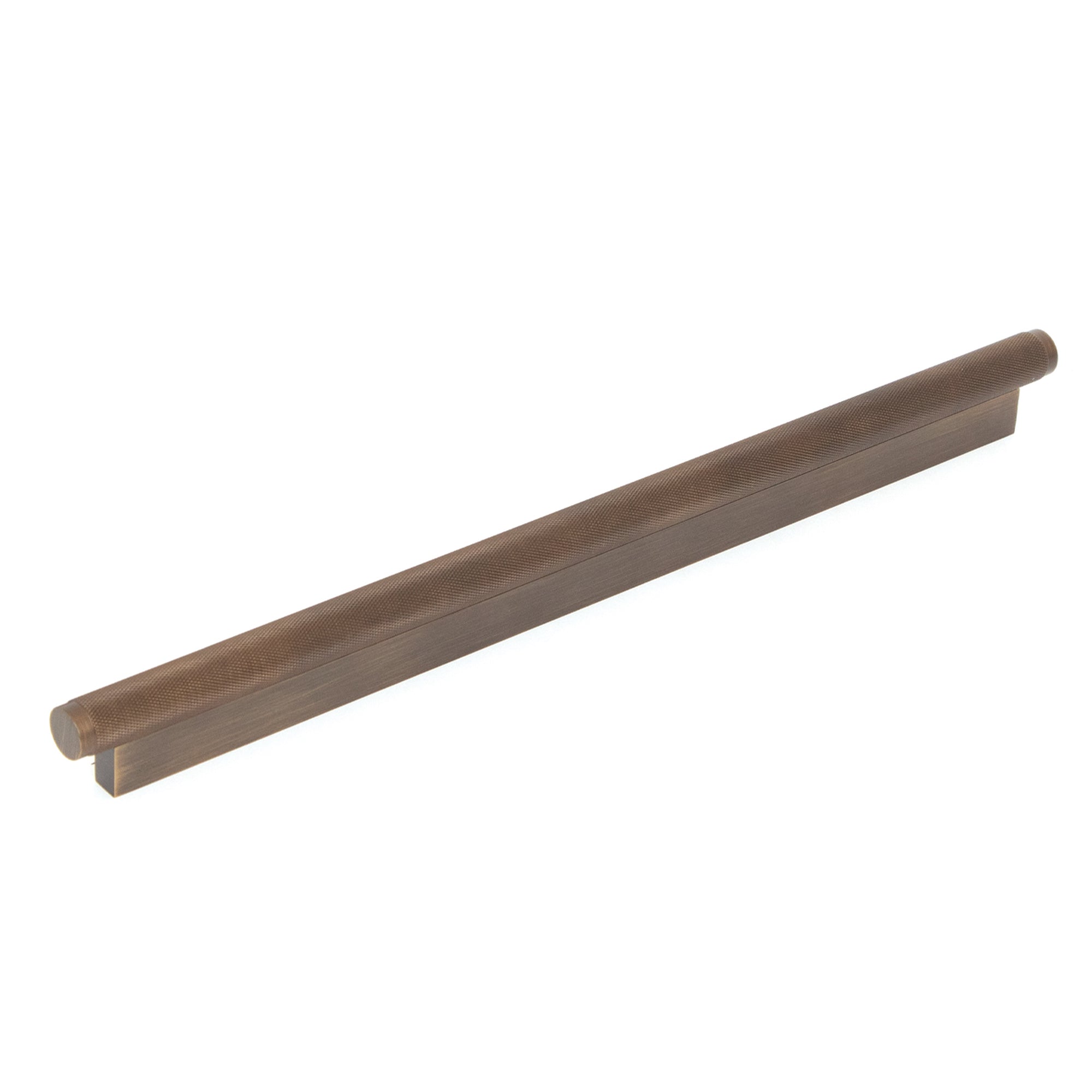 Brighton 320mm Solid Brass Knurled Pull Handle Bronze