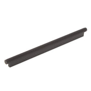 Brighton 320mm Solid Brass Knurled Pull Handle Matt Black
