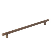 Bellevue 416mm Solid Brass Knurled Appliance Pull Bronze