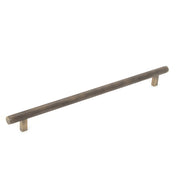 Bellevue 416mm Solid Brass Knurled Appliance Pull Dark Brushed Brass