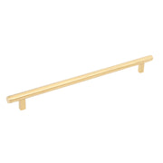 Bellevue 416mm Solid Brass Plain Appliance Pull Brushed Satin Brass