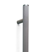 Momo Bellevue Lined Entry Pull Handle Dull Brushed Nickel