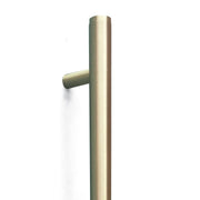 Momo Bellevue Plain Entry Pull Handle Brushed Satin Brass