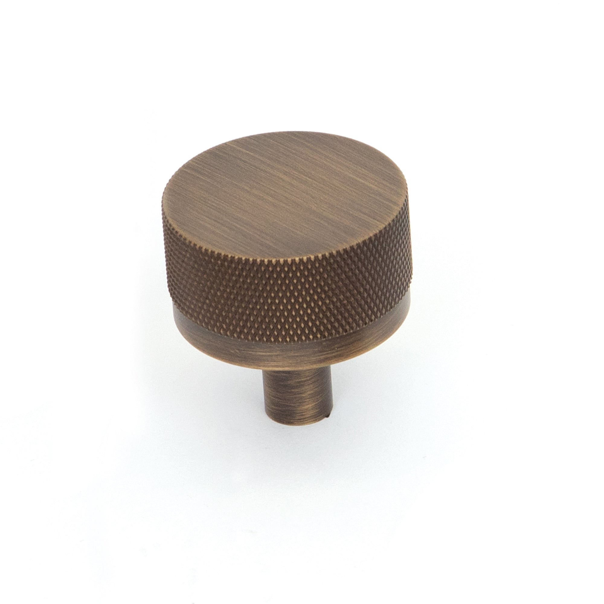 Bellevue 35mm Solid Brass Knurled Knob Bronze
