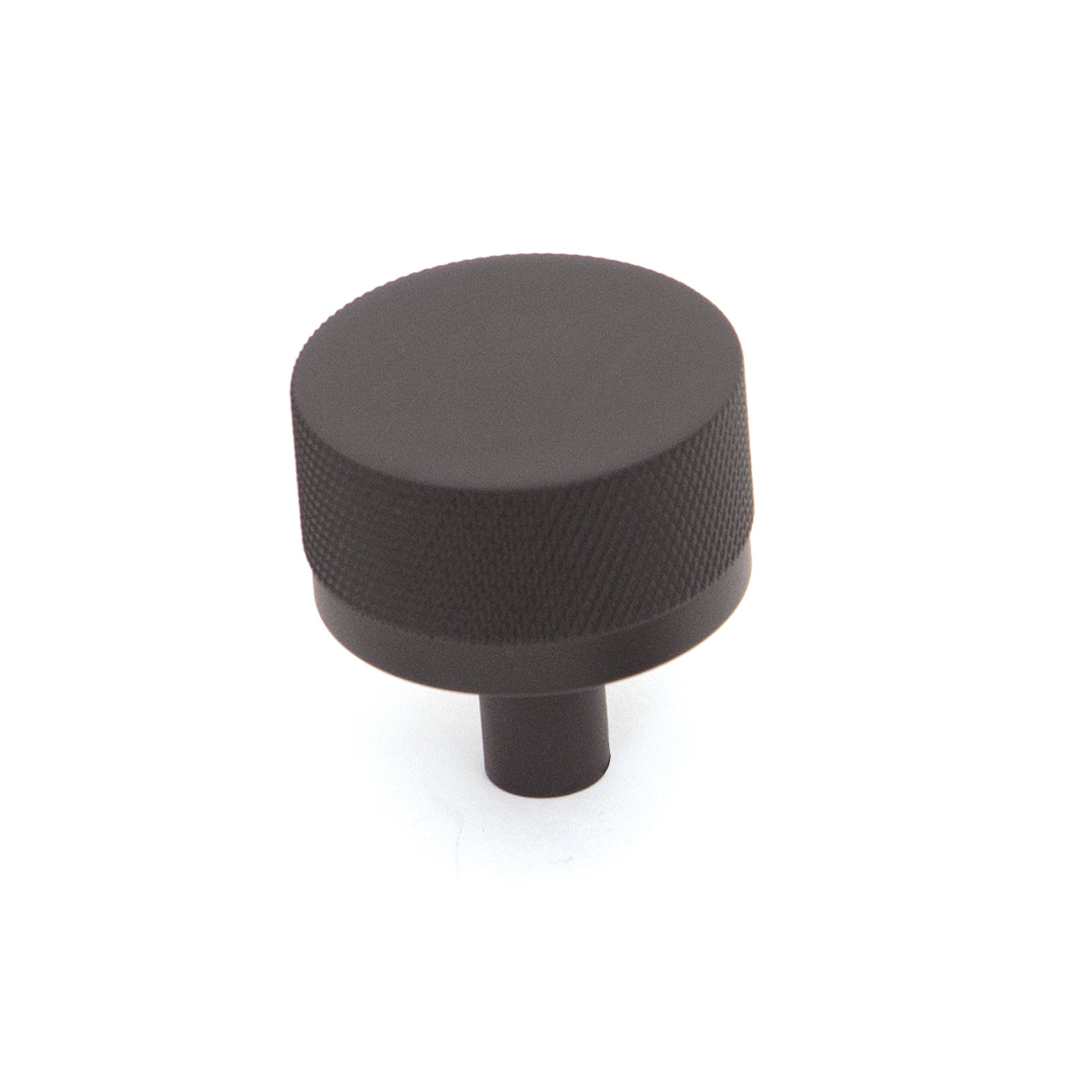 Bellevue 35mm Solid Brass Knurled Knob Matt Black