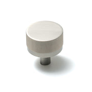 Bellevue 35mm Solid Brass Lined Knob Dull Brushed Nickel