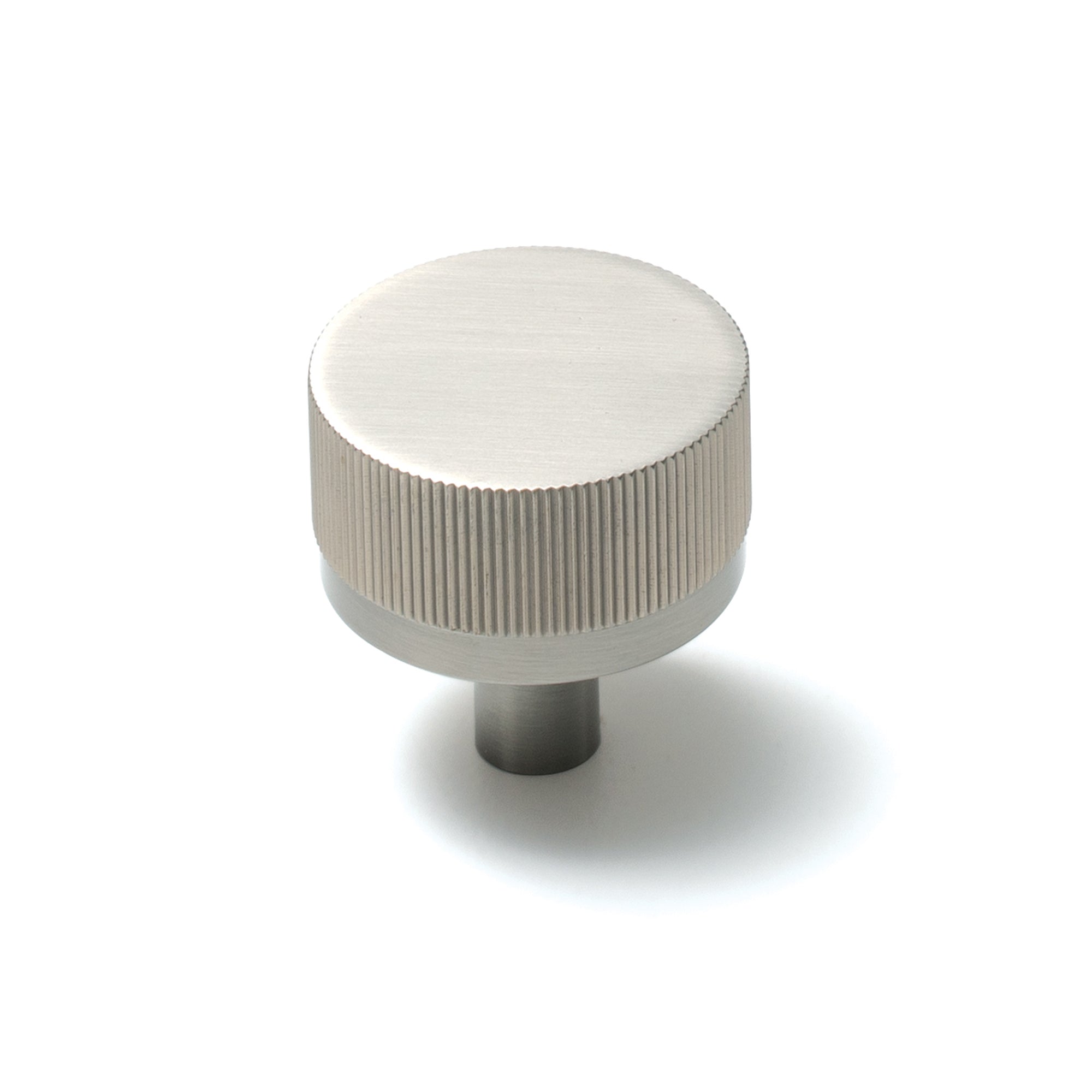 Bellevue 35mm Solid Brass Lined Knob Dull Brushed Nickel