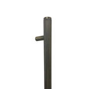Momo Bellevue Knurled Door Pull with Back to Back Fixing 416mm Dark Brushed Brass