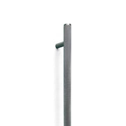 Momo Bellevue Knurled Door Pull with Back to Back Fixing 416mm Dull Brushed Nickel