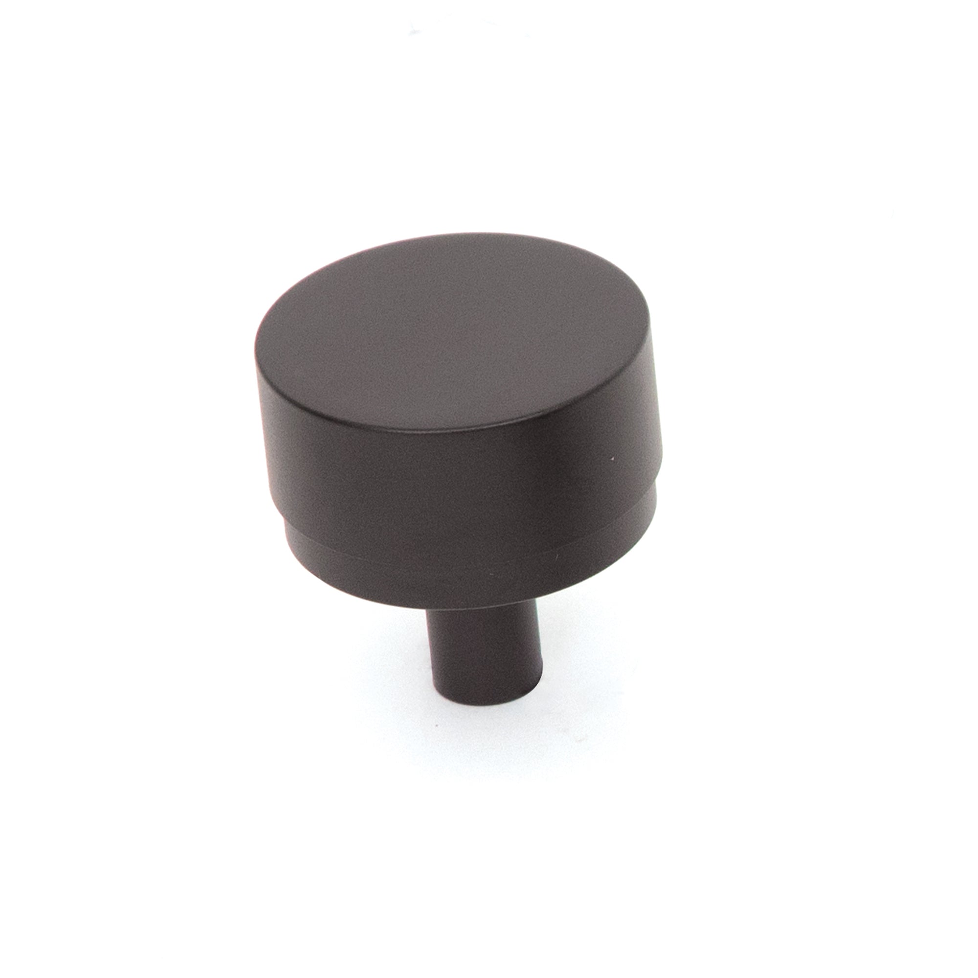 Bellevue 35mm Solid Brass Plain Knob Matt Black