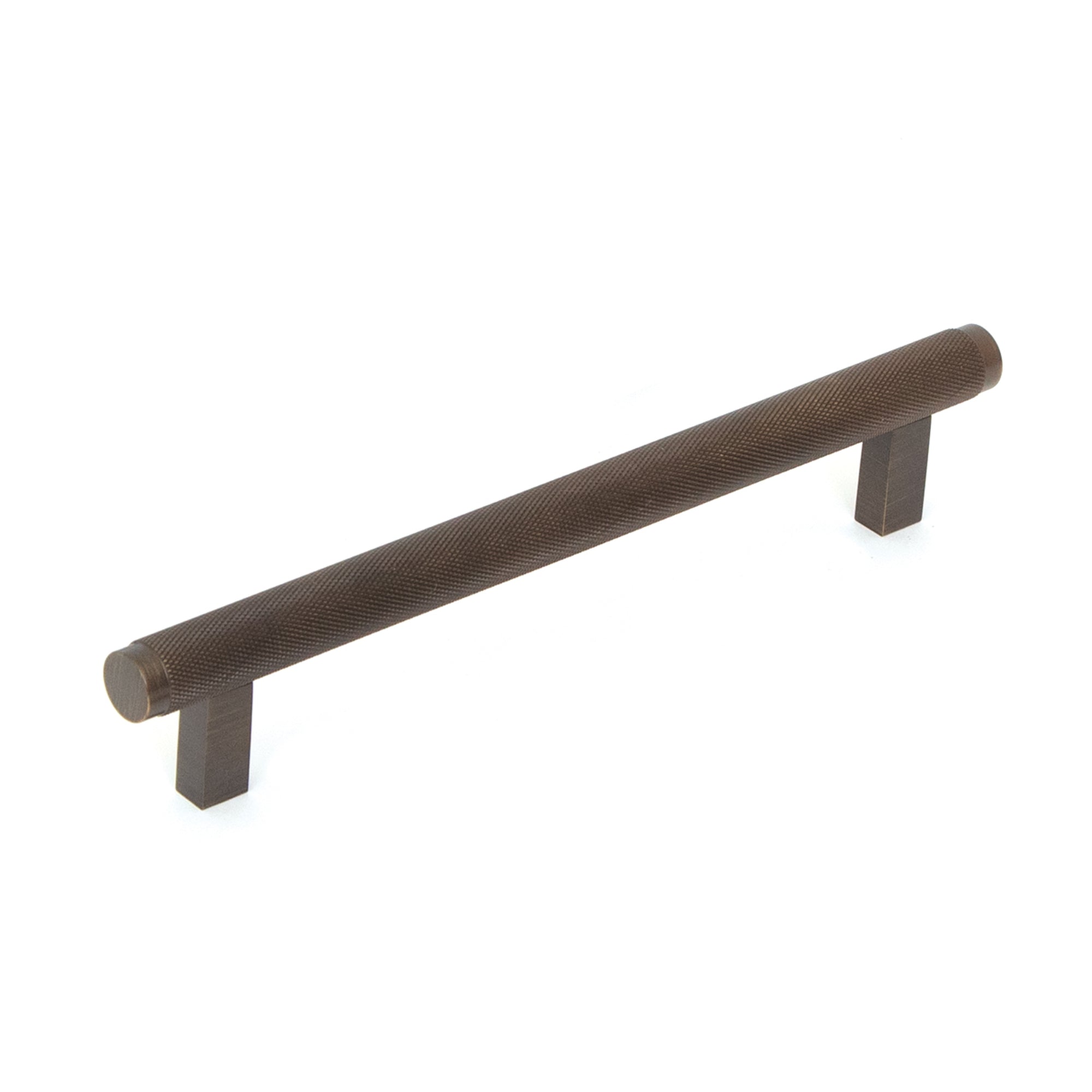 Bellevue 160mm Solid Brass Knurled Bar Pull Bronze