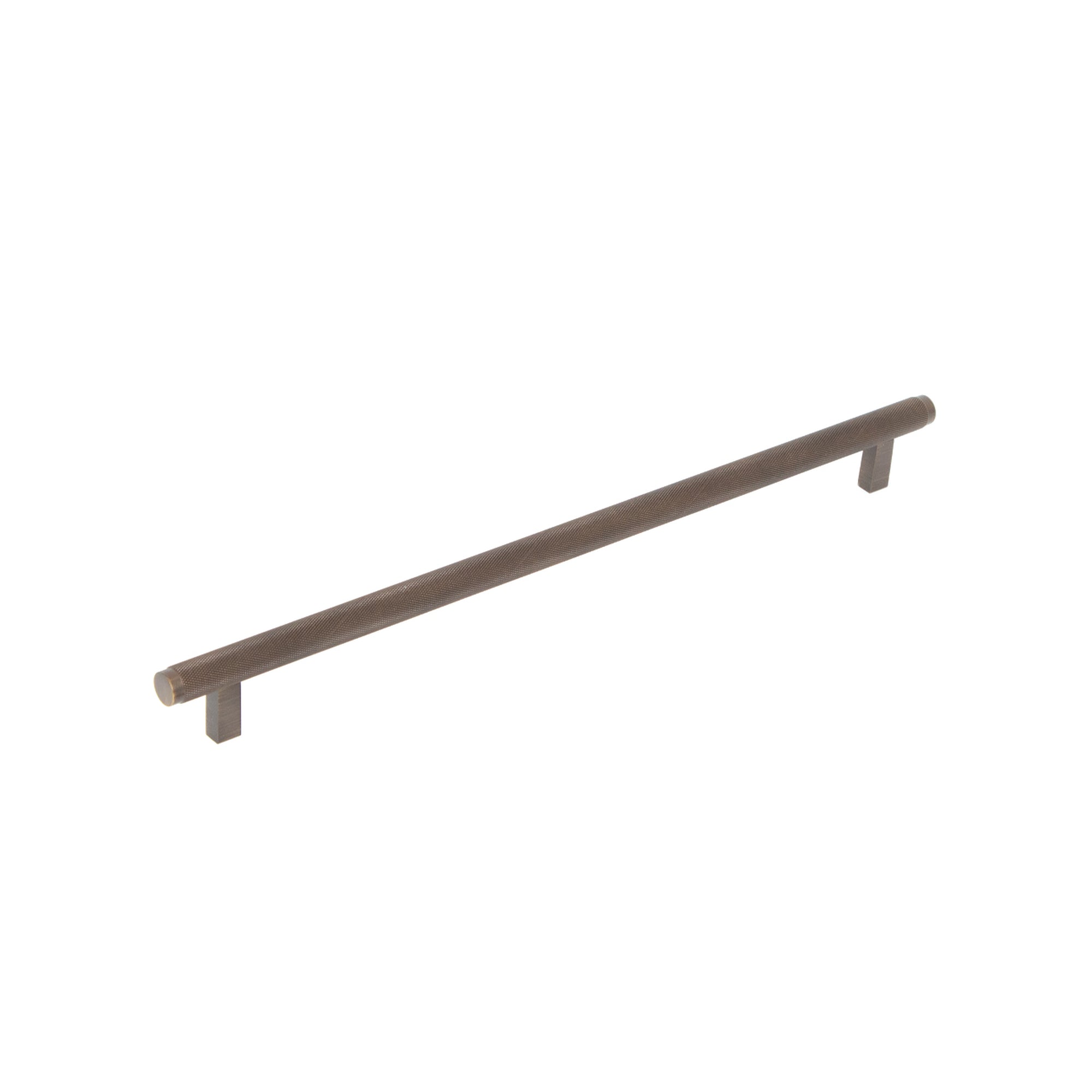 Bellevue 320mm Solid Brass Knurled Bar Pull Bronze