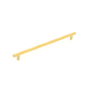 Bellevue 320mm Solid Brass Knurled Bar Pull Brushed Satin Brass