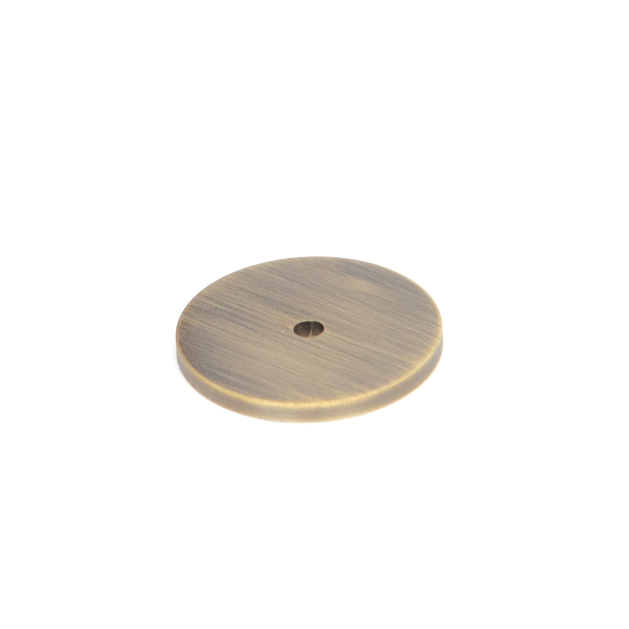 Bellevue 35mm Solid Brass Plain Backplate Dark Brushed Brass