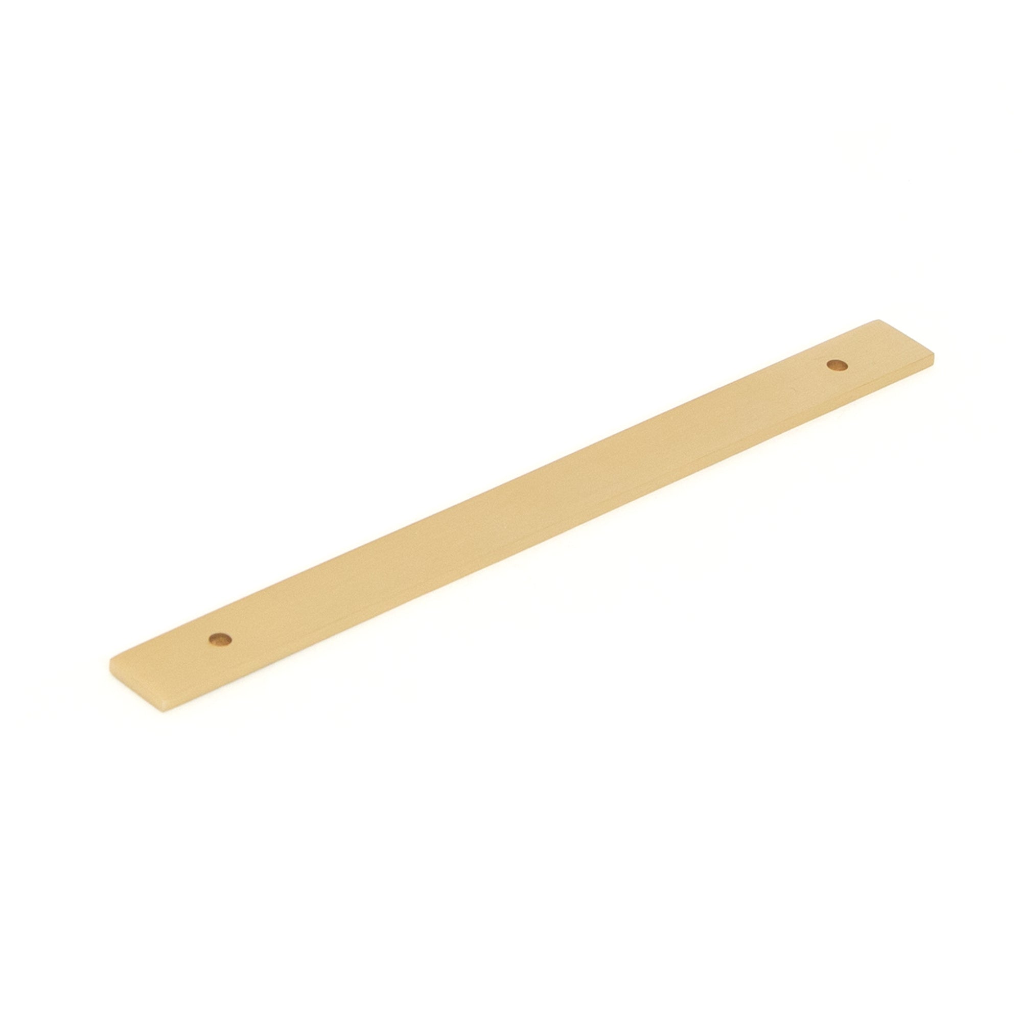 Bellevue 160mm Solid Brass Plain Backplate Brushed Satin Brass
