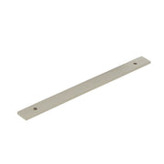 Bellevue 160mm Solid Brass Plain Backplate Dull Brushed Nickel