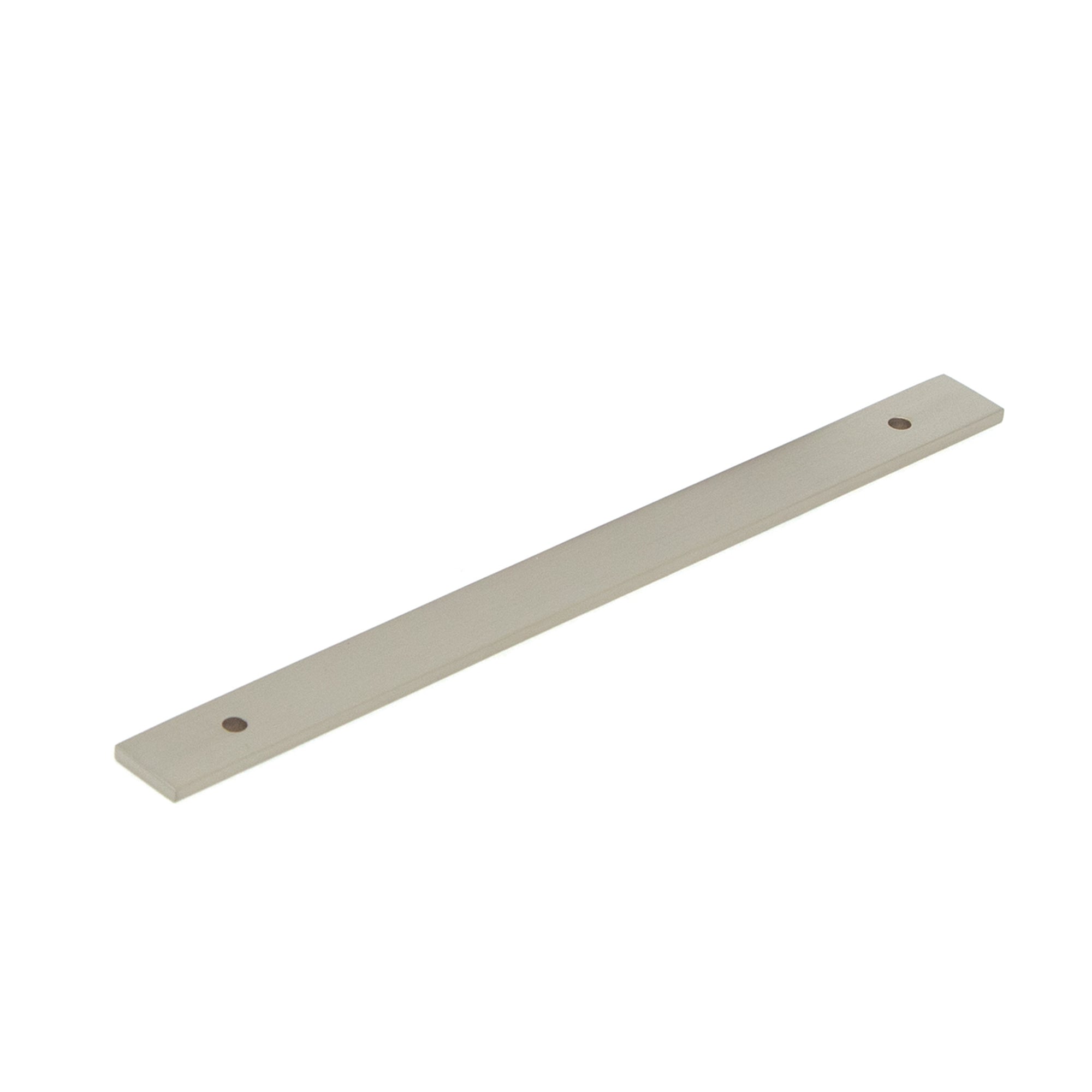 Bellevue 160mm Solid Brass Plain Backplate Dull Brushed Nickel