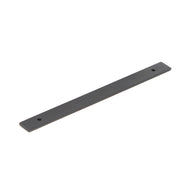 Bellevue 160mm Solid Brass Plain Backplate Matt Black