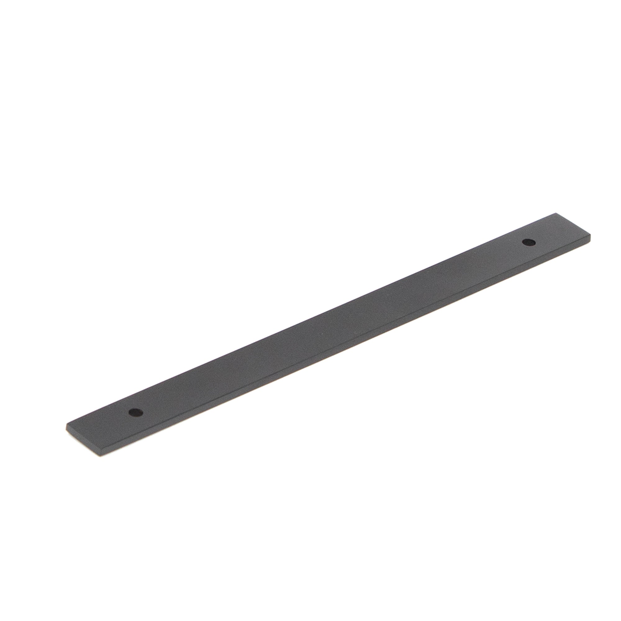Bellevue 160mm Solid Brass Plain Backplate Matt Black