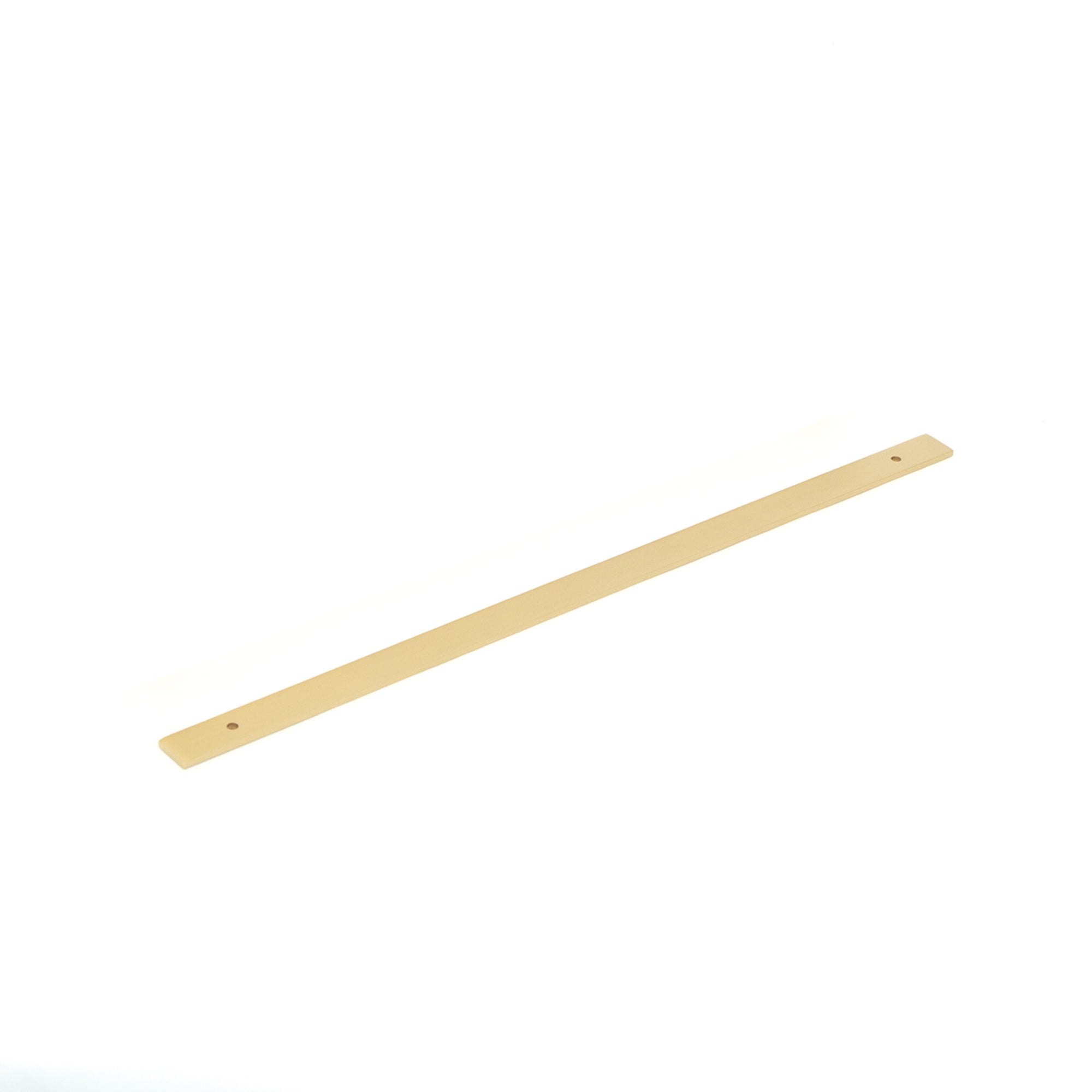 Bellevue 320mm Solid Brass Plain Backplate Brushed Satin Brass