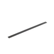 Bellevue 320mm Solid Brass Plain Backplate Matt Black